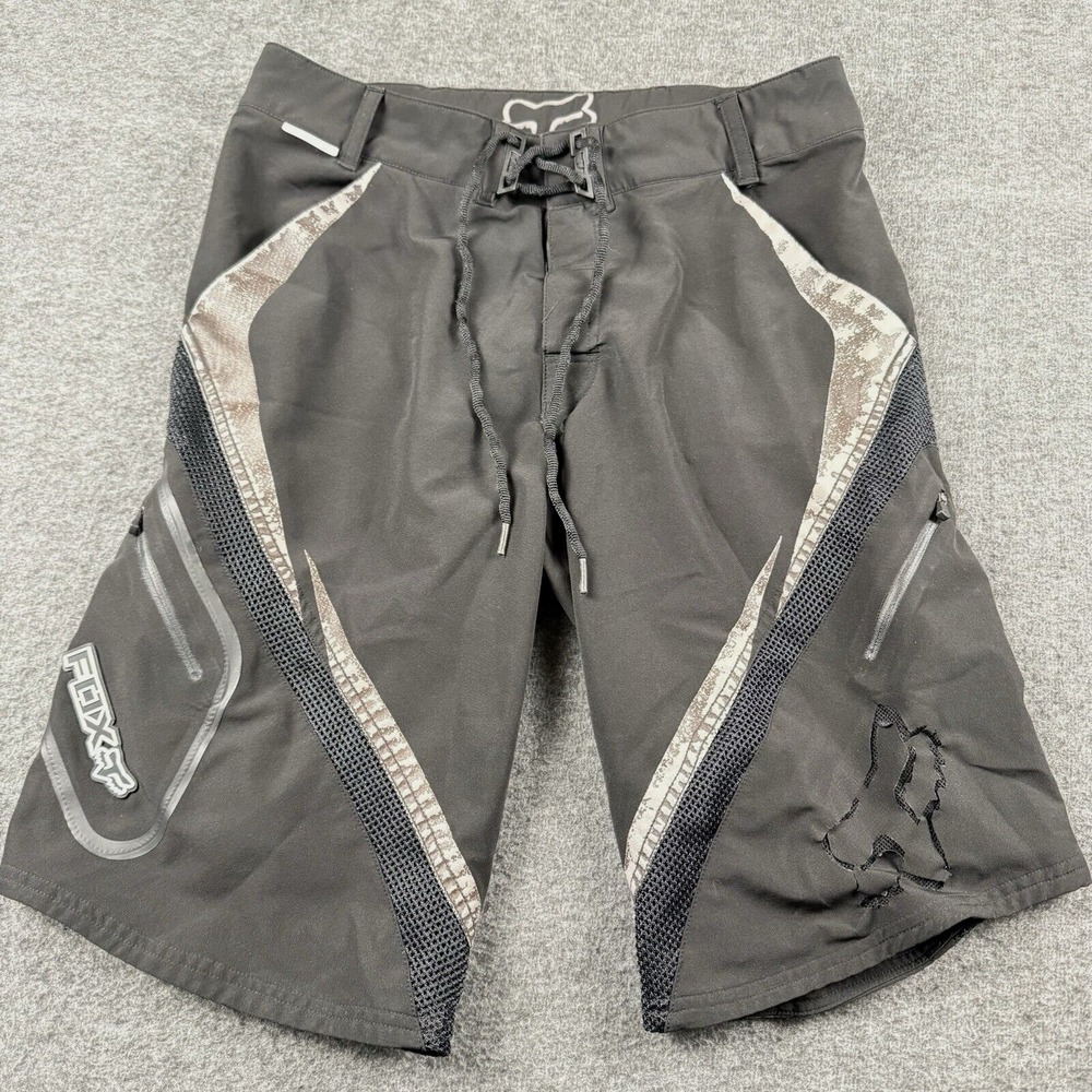 Fox Racing Shorts Mens 32 Black Mountain Bike Cycling Bicycle Performance Epic